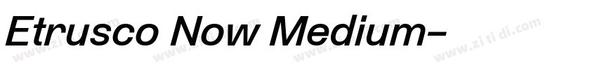 Etrusco Now Medium字体转换